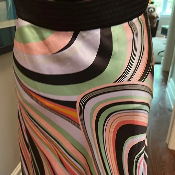 NEW Laundry By Shelli Segal SILK Halter Dress Size 12 - Picture 4 of 7